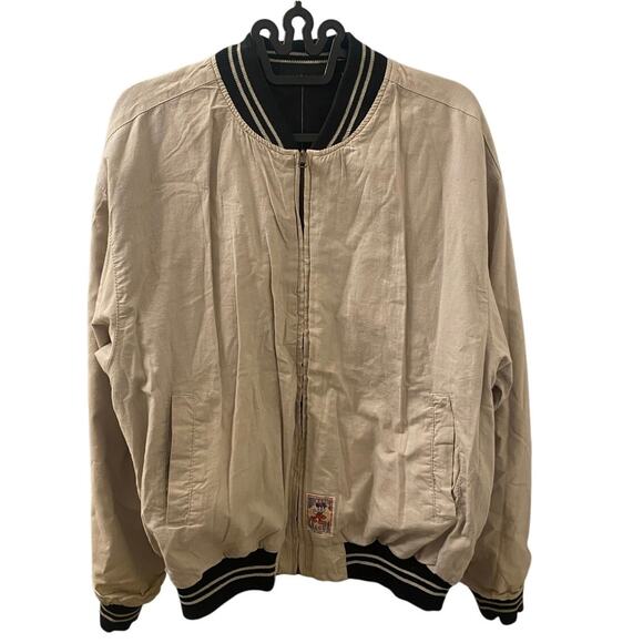 Rare Vintage Reversible Mickey Mouse Disney Baseball Bomber Varsity Jacket Sz M - Picture 5 of 13